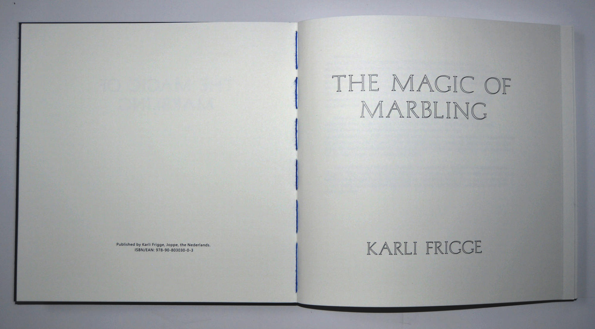 Karli Frigge, Sample book of the fancy paper factory Aschaffenburg